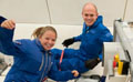 Students defy gravity to investigate asteroids!